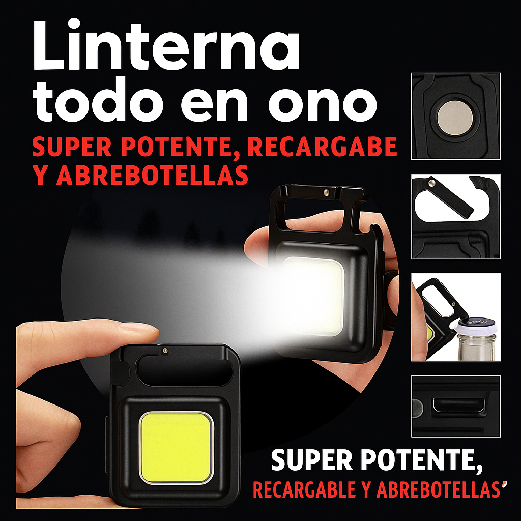 📢Minilinterna POWER LED Recargable