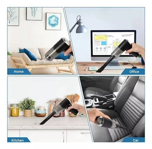 ✨Aspiradora Recargable Para Autos – Limpieza Rápida, Potente y Sin Esfuerzo  ✅ Limpia tu auto en menos de 2 minutos, sin esfuerzo